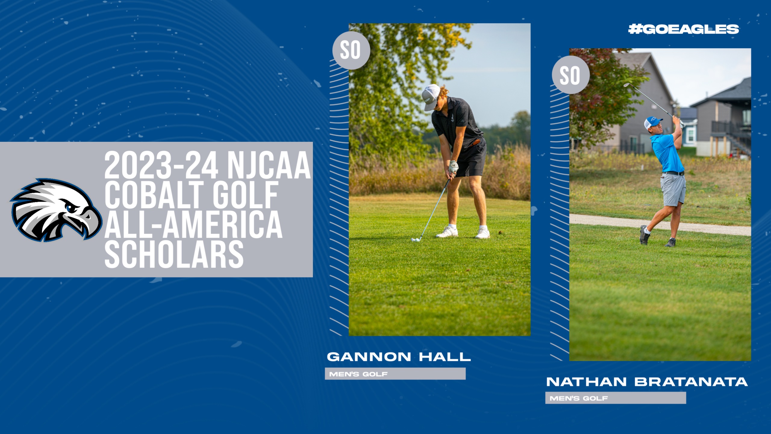Hall & Bratanata Named Cobalt All-America Scholars
