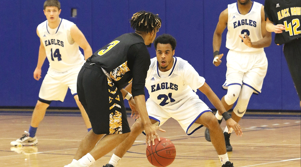 No. 1 Eagles sail by Black Hawk, 98-55