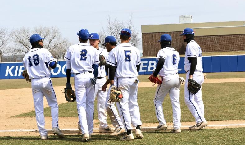 KCC baseball team drops twin bill