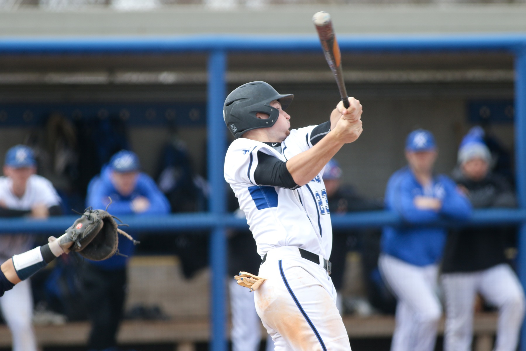 Levi Usher was 3-for-4 and scored three times in the leadoff spot