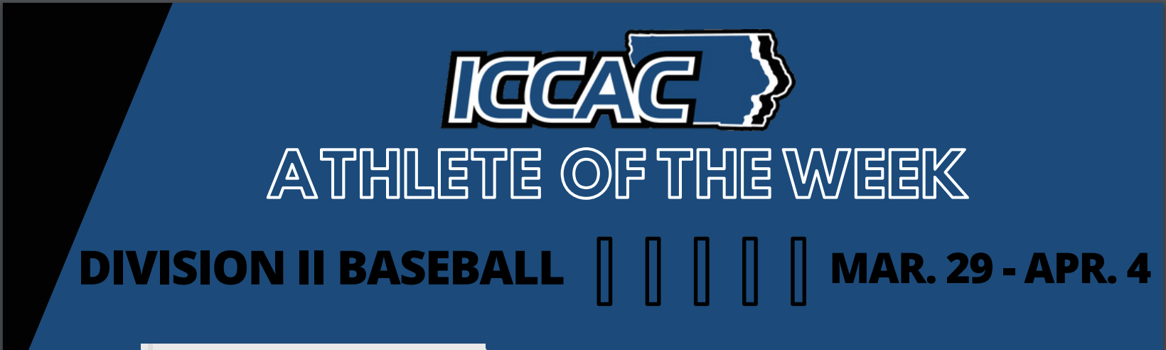 Rian Yates Named ICCAC Athlete of the Week