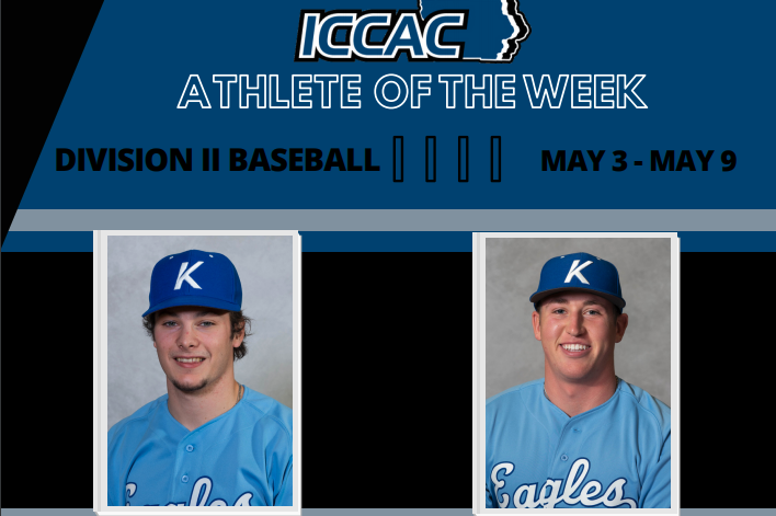 ICCAC names Burkhart Player of the Week and Llewellyn Pitcher of the Week