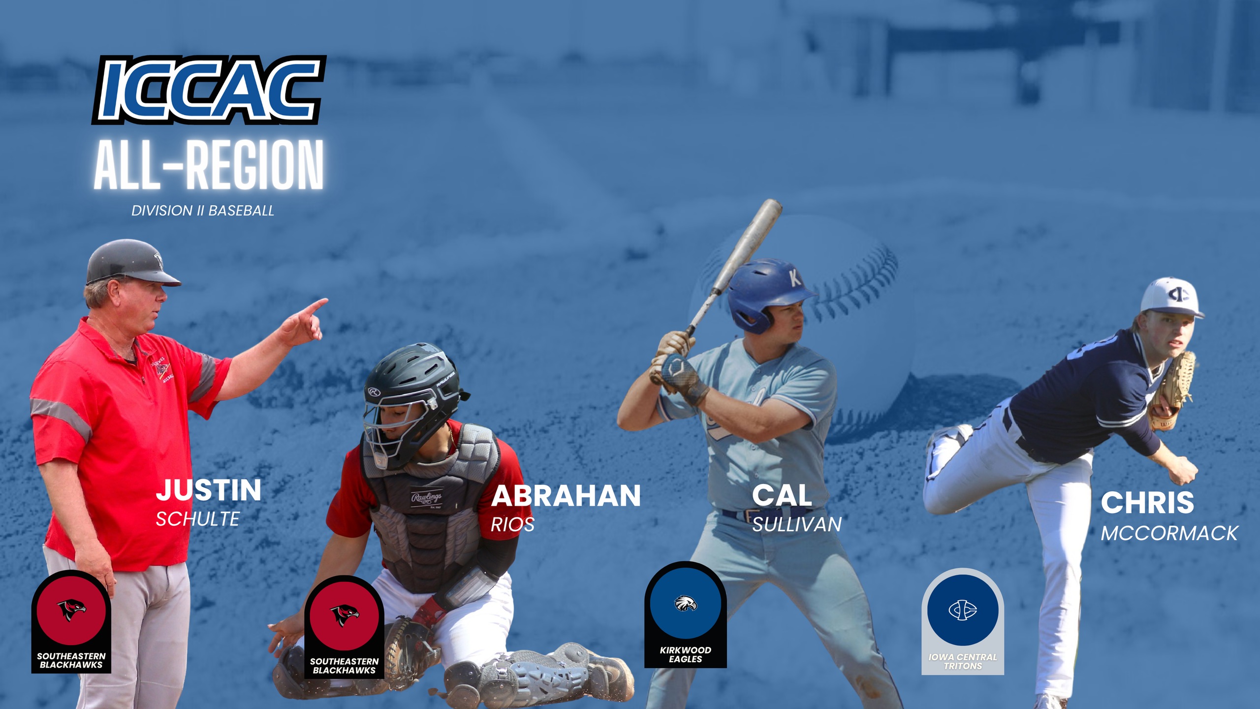 Kirkwood Baseball Lands Eight on All Region; Sullivan Named Player of the Year