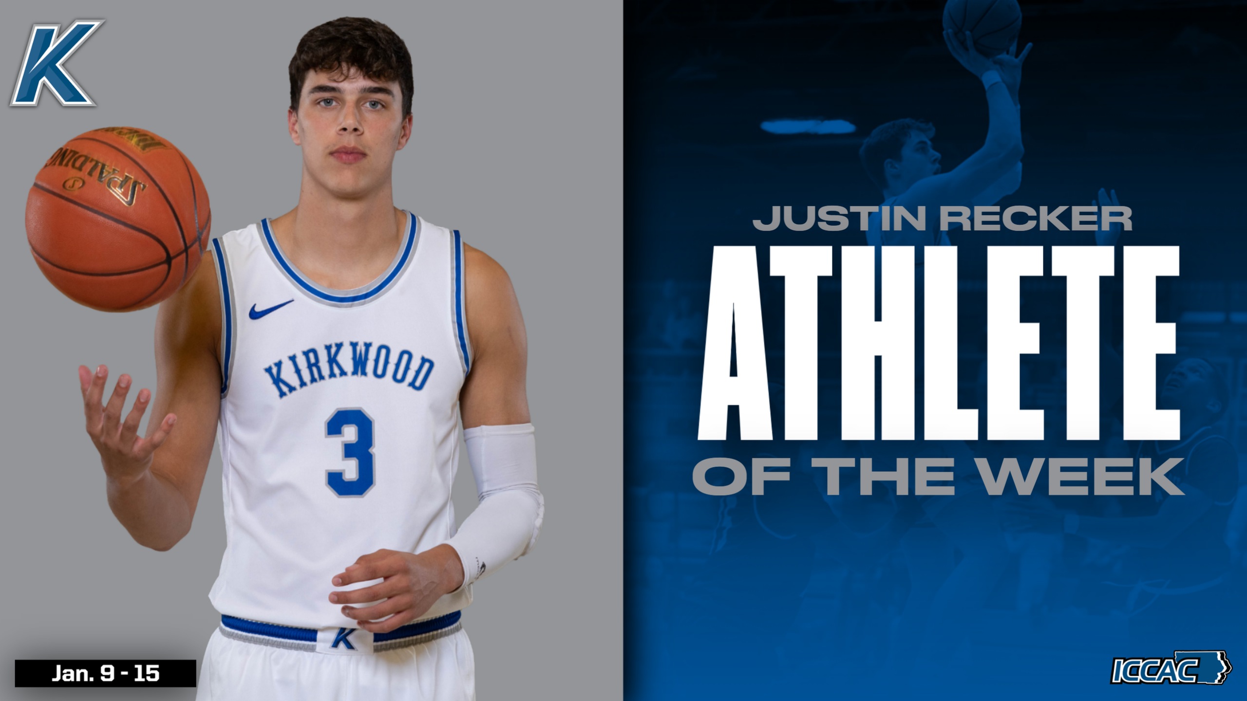 Recker Named ICCAC Athlete of the Week