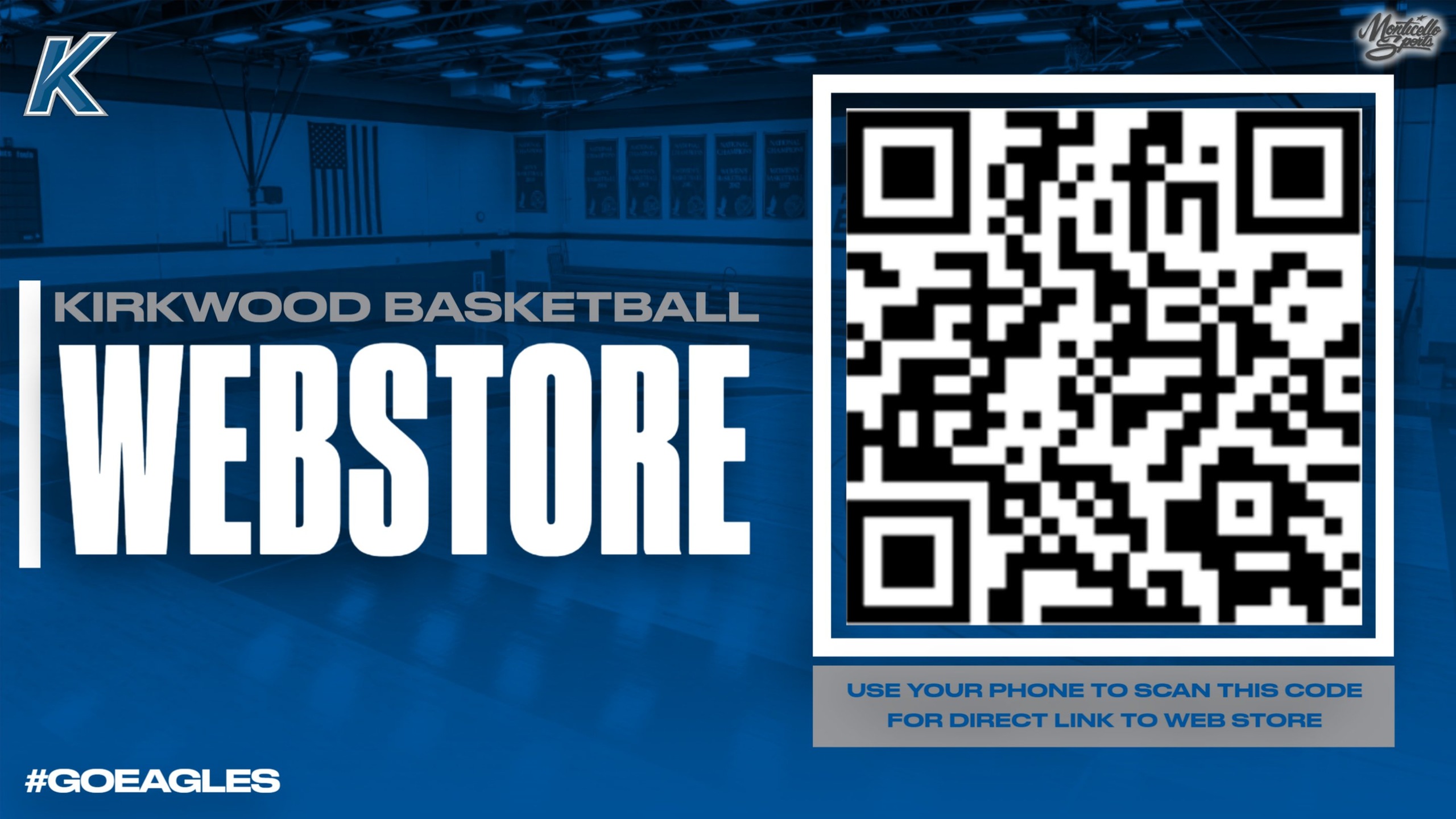 Kirkwood Basketball Apparel Webstore is OPEN NOW!