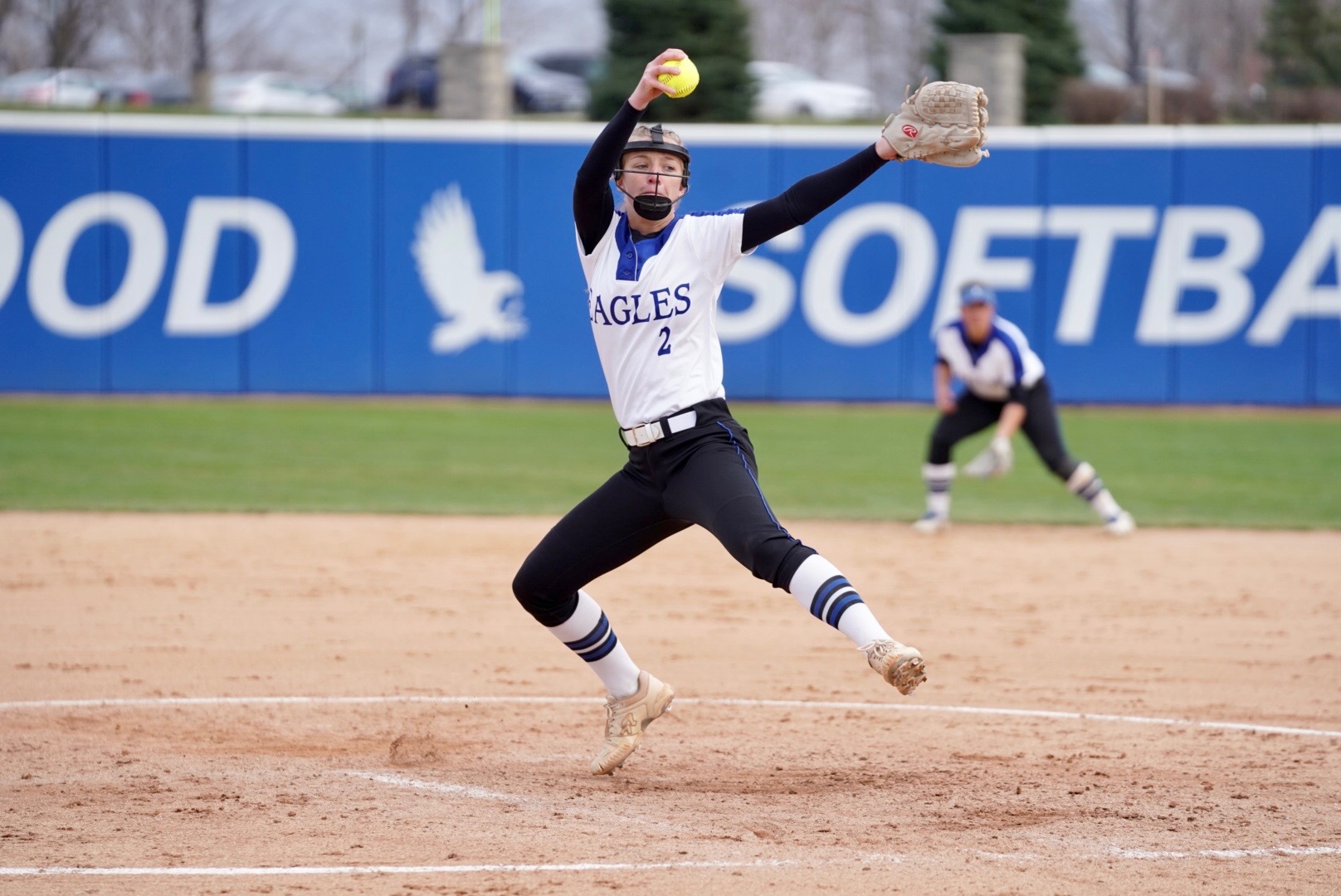 WEDEKING TOSSES 2-HIT SHUTOUT FOR EAGLES
