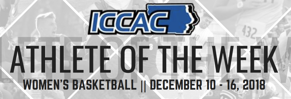 ICCAC Athlete of the Week
