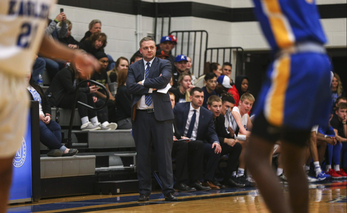 So far, so good for first year Kirkwood men's basketball coach Tim Sandquist