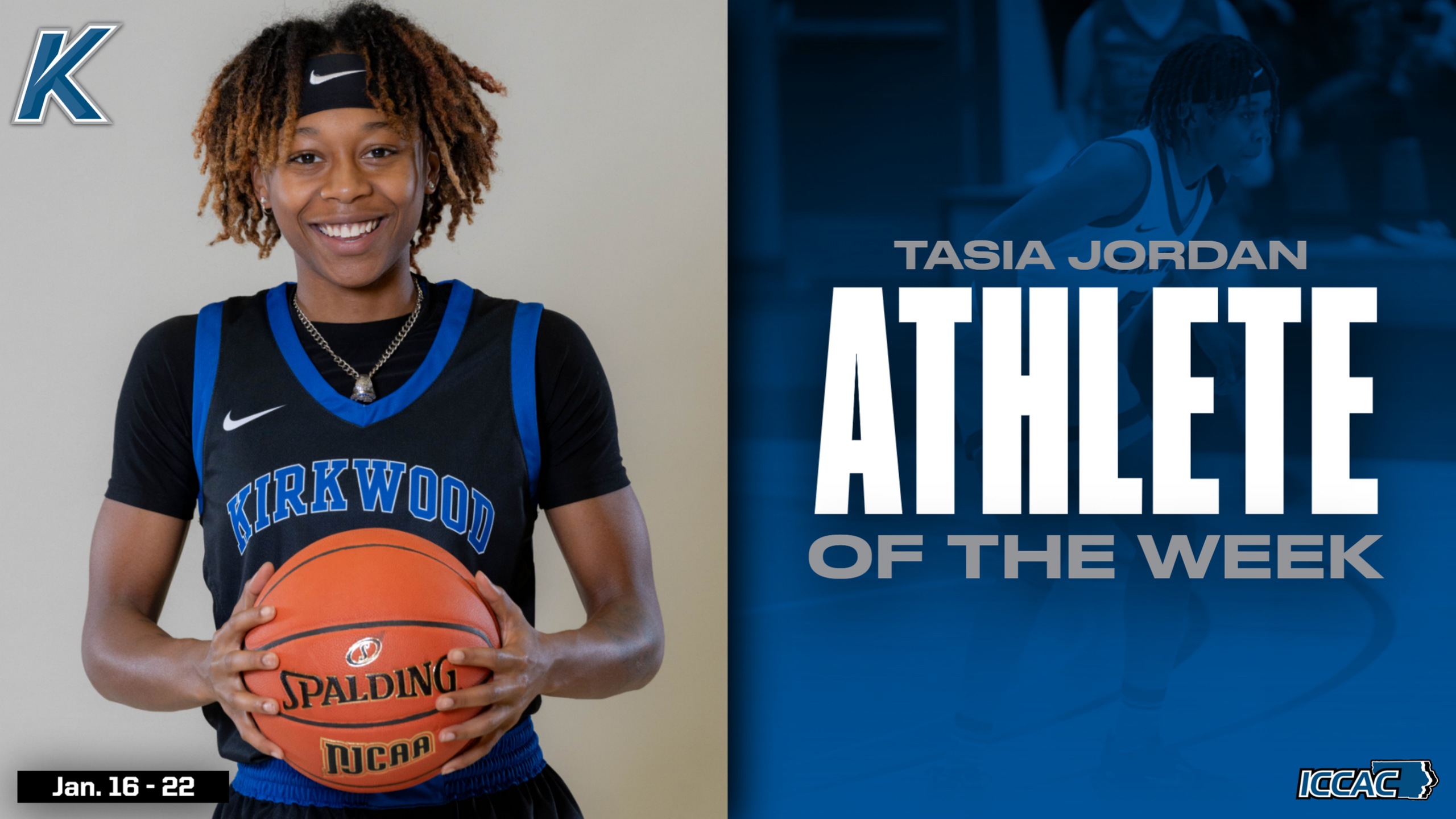 Jordan Named ICCAC Athlete of the Week