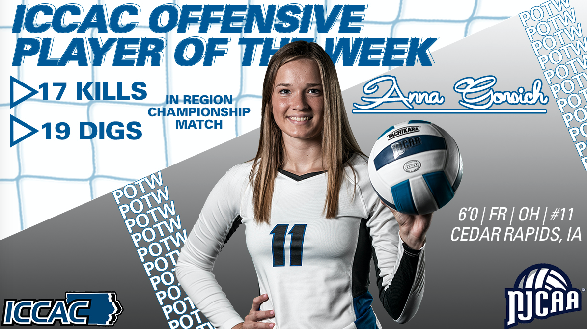 ICCAC Athlete of the Week